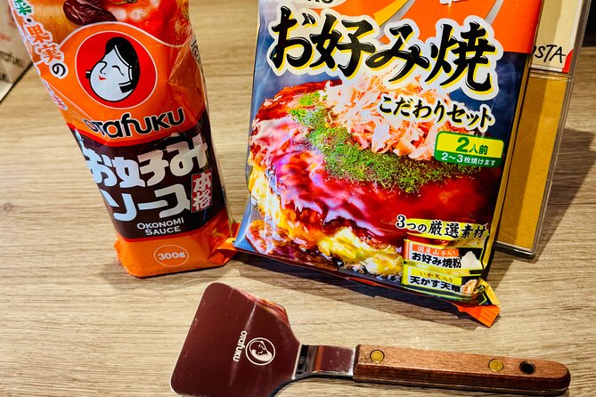 Osaka Takoyaki Okonomi Experience Tour&Cooking Class