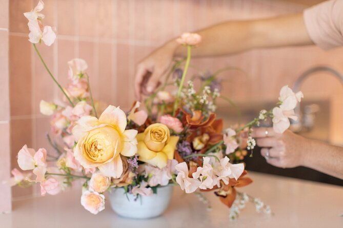 Floral Workshop at Bloom and Gather Houston - The Setting and Group Experience