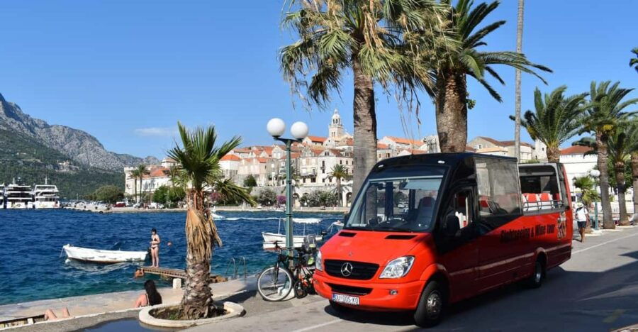 From Korcula Town: Local Wine & Sightseeing Half-Day Tour