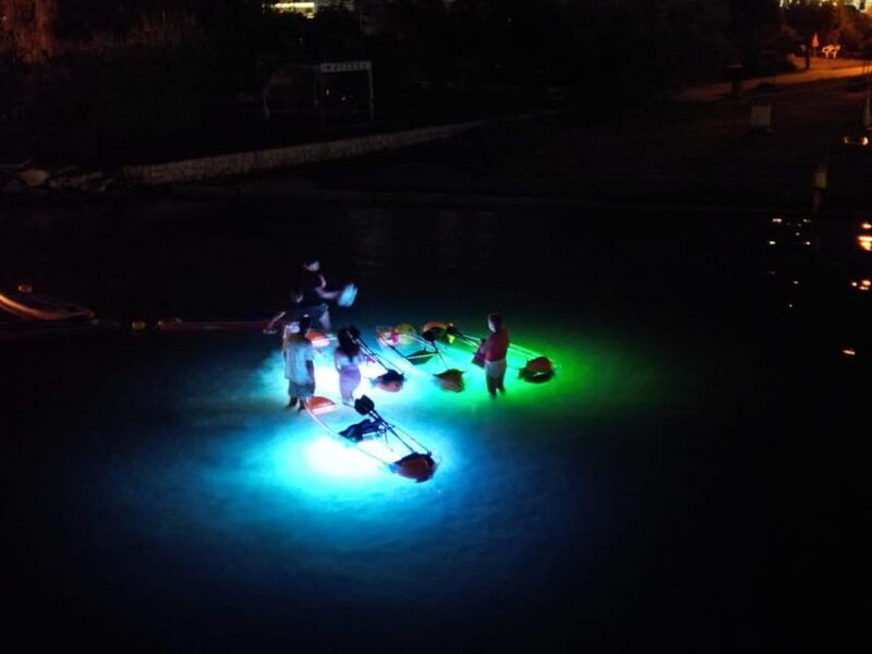 Rab: Night adventures illuminated transparent kayaks - Good To Know