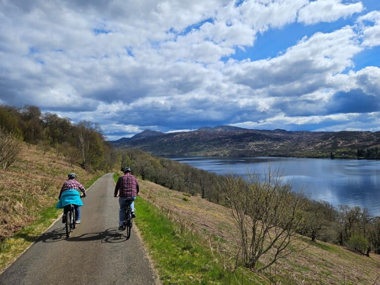 Trossachs National Park: Gateway to the Highlands Bike Tour - Cycling Along Loch Katrine