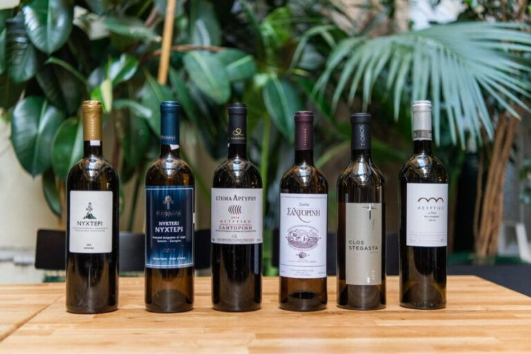 Wine and food pairing in Psyche Wine bar, near Syntagma - The Food and Drink Experience